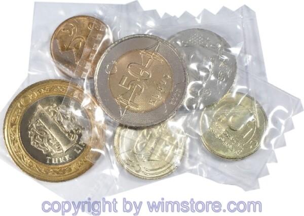 Türkei Lot: 1, 5, 10, 25, 50 Kurus und 1 Lira, alle 2009, (ges. 6 Stk.) KM 1239 bis KM 1244, st