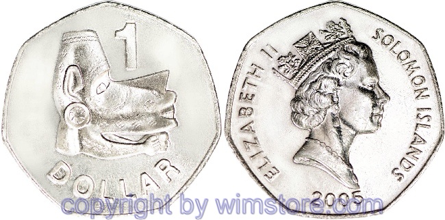 Salomon Inseln, 1 Dollar 1996 - 2005, KM 72, Ku/Ni