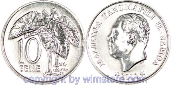 Samoa, 10 Sene 2002, KM 132, Ku/Ni, st