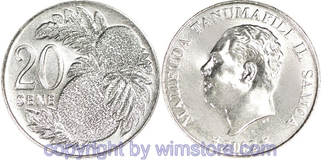 Samoa, 20 Sene 2002, KM 133, Ku/Ni, st