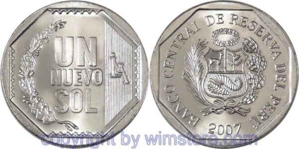 Peru, 1 Nuevo Sol ab 2001, KM 308.4, Ku/Ni Zink