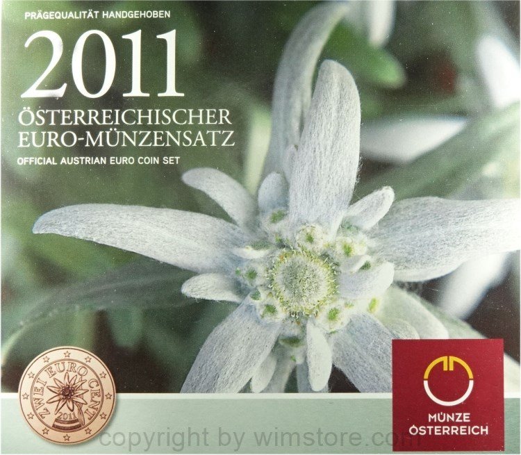 2. Republik, Kursmünzsatz 2011, (8 Werte) KM MS20