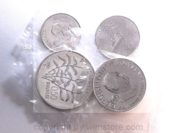 Haiti Lot: 4 Stk., 5, 10, 20 und 50 Centimes 1981, FAO, st