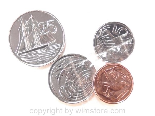 Cayman Inseln Lot: 1, 5, 10 und 25 Cents 2008, -st