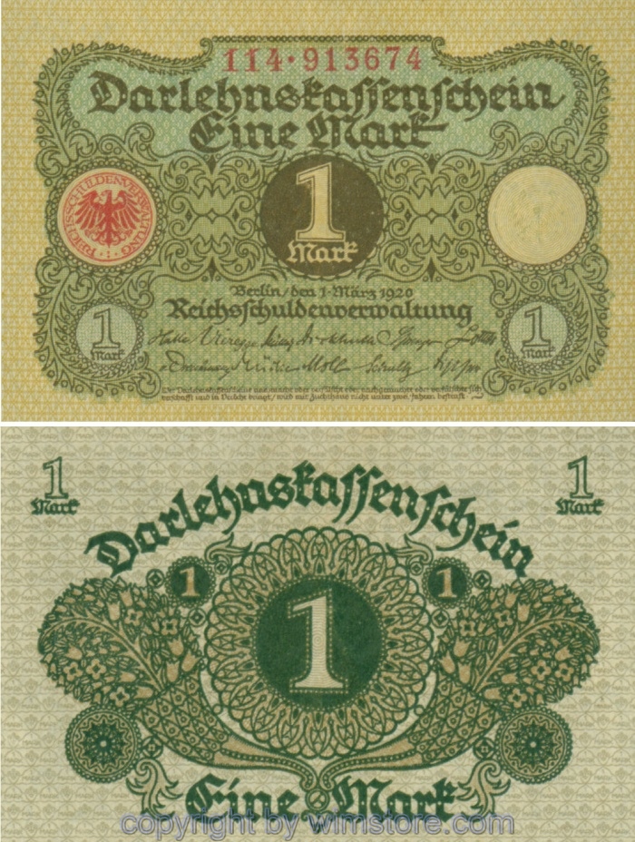 Deutschland, Inflation, R 064, 1 Mark, 01.03.1920