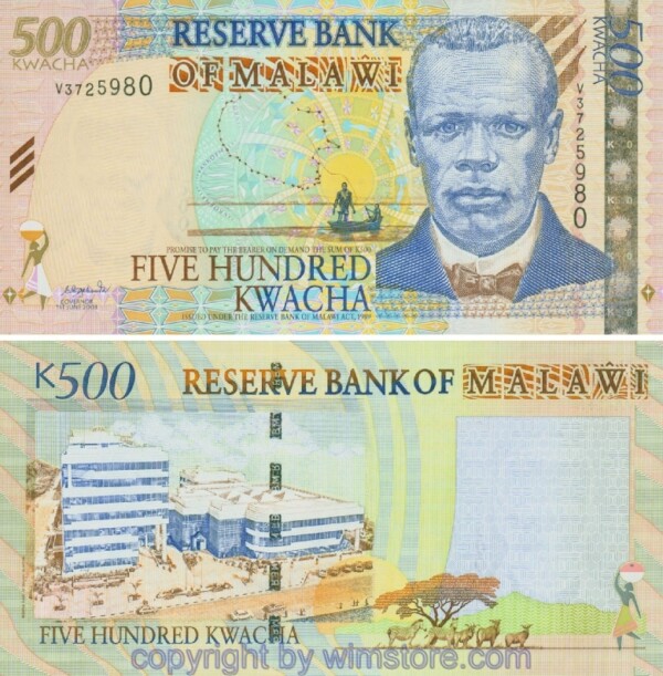 Malawi, P48Aa, 500 Kwacha 1.6.2003