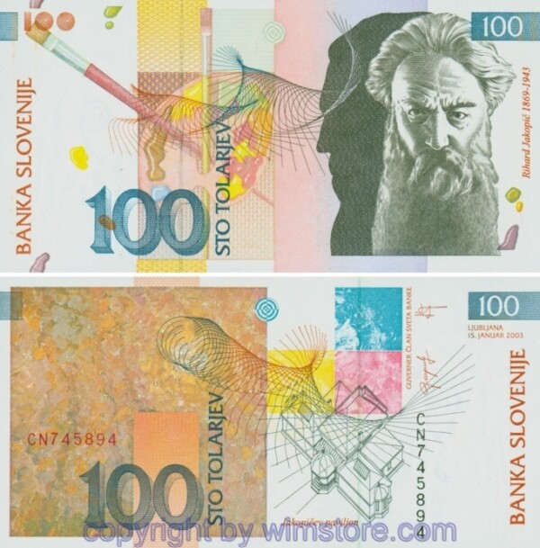 Slowenien, P 31a, 100 Tolarjev 2003
