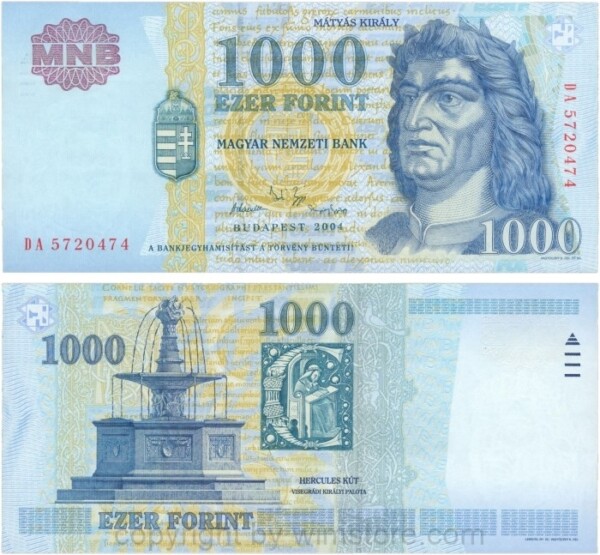 Ungarn, P 189c, 1000 Forint 2004