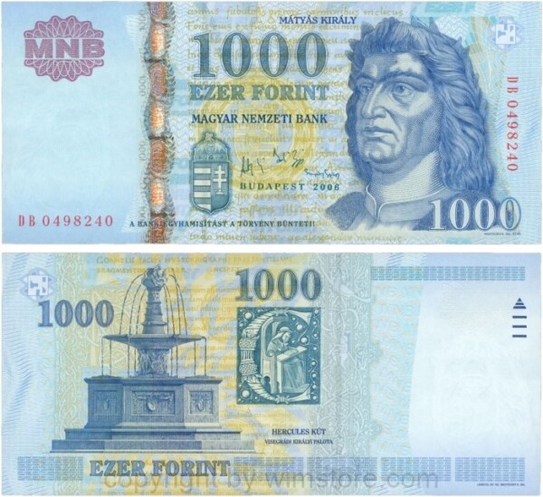 Ungarn, P 195b, 1000 Forint 2006