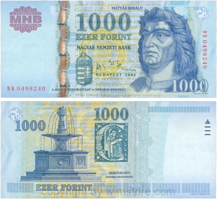 Ungarn, P 195b, 1000 Forint 2006