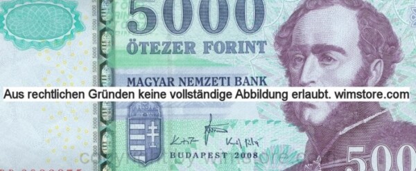 ungarn, p 199a, 5000 forint 2008