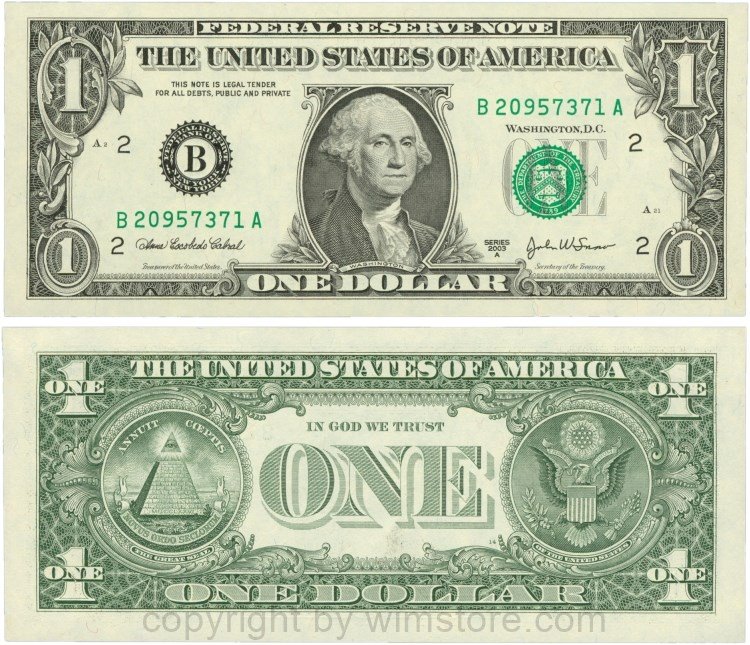 USA, P 515b, 1 Dollar 2003