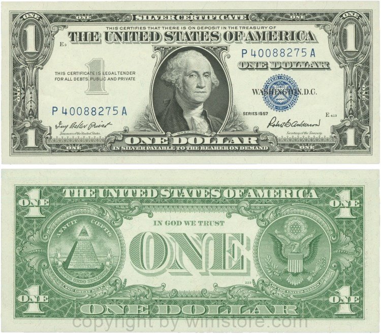 USA, P 449, 1 Dollar 1957