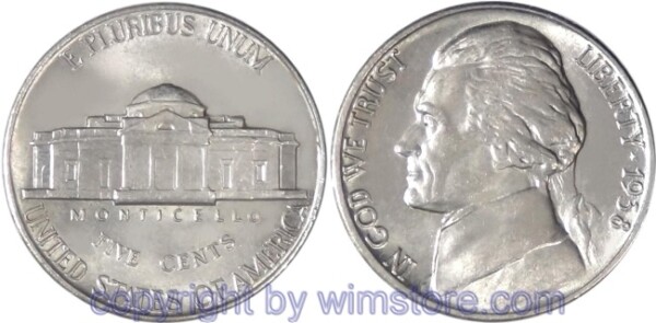 USA, 5 Cents 1938 - 1946, KM 192, Ku/Ni