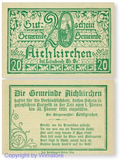 Aichkirchen, G0011, 10 Heller; 1
