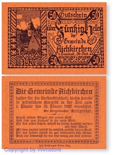 Aichkirchen, G0011, 50 Heller; 1