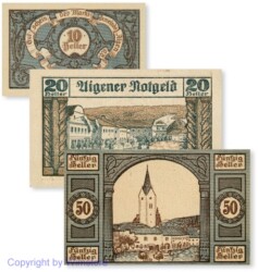 Aigen (OÖ), G0012, Serie 10, 20, 50 Heller; 1