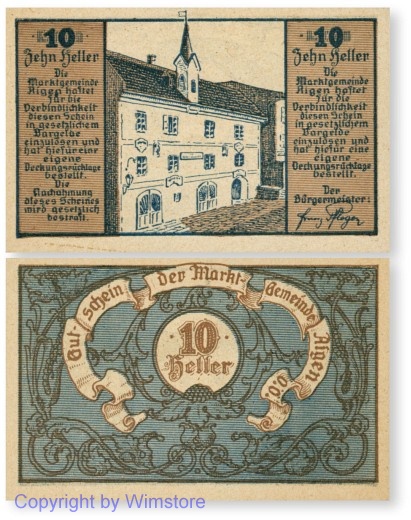 Aigen (OÖ), G0012, 10 Heller; 1
