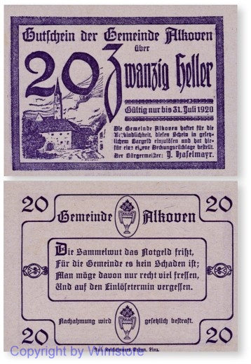 sn100177 Alkoven, G0018Ia, 20 Heller; 1