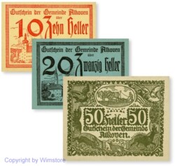 Alkoven, G0018Ib, Serie 10, 20, 50 Heller; 1