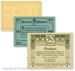 Alkoven, G0018Ib, Serie 10, 20, 50 Heller; 1