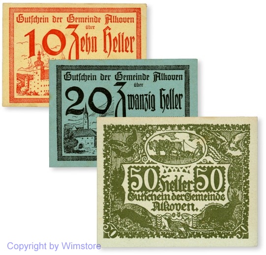 sn100182 Alkoven, G0018Ib, Serie 10, 20, 50 Heller; 1-