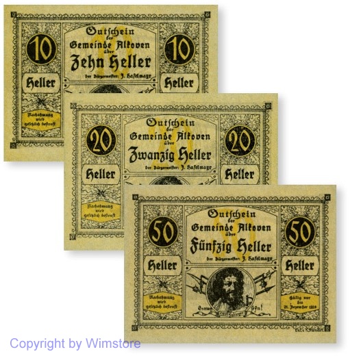 sn100192 Alkoven, G0018IIb, Serie 10, 20, 50 Heller; 1