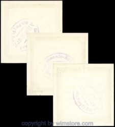 Altenburg, G0026IIIa, Serie 10, 20, 50 Heller, Totenschein Serie C (Auflage 500 Stück); 1