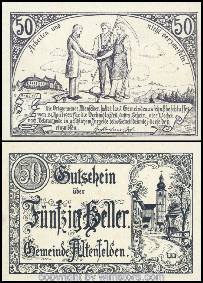 Altenfelden, G0027a, 50 Heller; 1