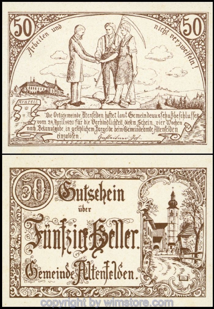 Altenfelden, G0027b, 50 Heller; 1