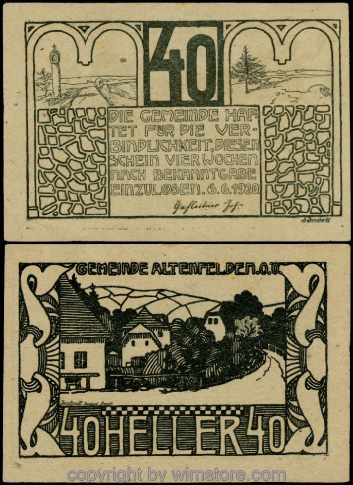 Altenfelden, G0027b, 40 Heller; 1-