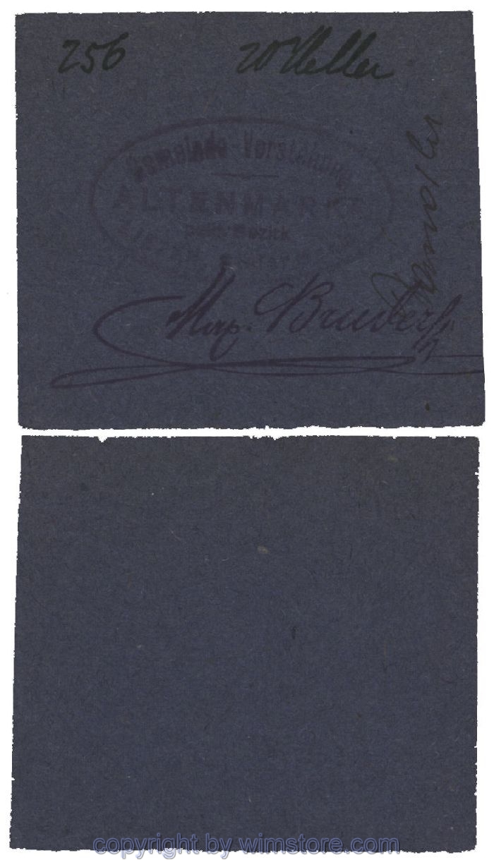 sn100491 Altenmarkt, G0028Id32, 20 Heller, auf Packpapier 3; Erhaltung siehe Bild