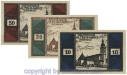 Altenmarkt im Pongau, G0031a, Serie 10, 20, 50 Heller; 1-
