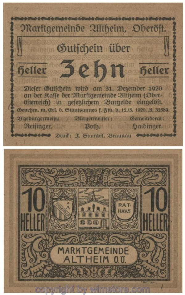 Altheim, G0032aC, 10 Heller, 11; 1-