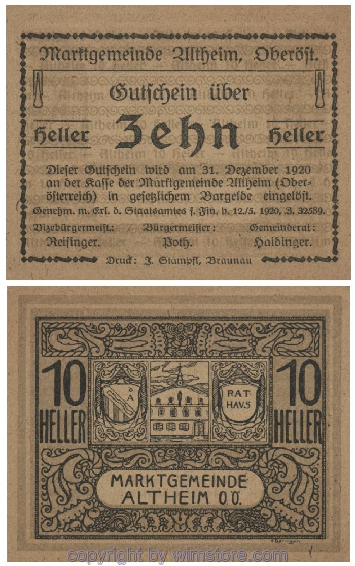 Altheim, G0032aC, 10 Heller, 11; 1-