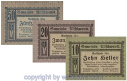 Altschwendt, G0035Ia, Serie 10, 20, 50 Heller; 1
