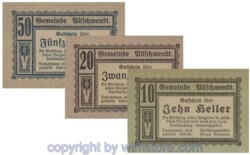 Altschwendt, G0035Ia, Serie 10, 20, 50 Heller; 1-
