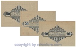 Altschwendt, G0035Ia, Serie 10, 20, 50 Heller; 1-