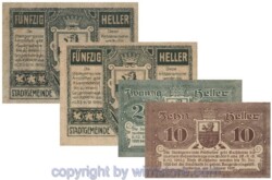 Amstetten, G0037Ia, Serie 10, 20, 50, 50 Heller; 1-