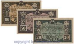 sn100692 Amstetten, G0037II, Serie 20, 50, 80 Heller; 1