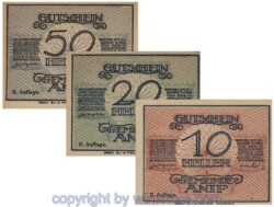 Anif, G0043b, Serie 10, 20, 50 Heller; 1-