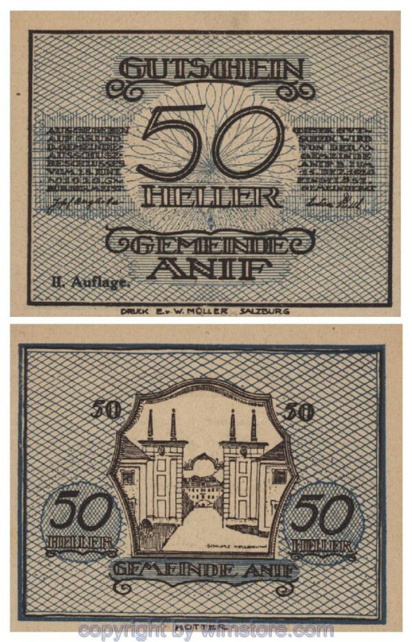 Anif, G0043b, 50 Heller; 1-