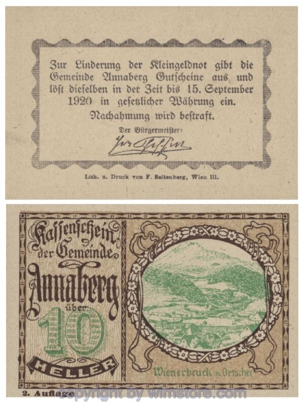 Annaberg, G0044b, 10 Heller; 1