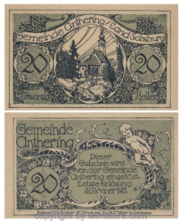 sn100811 Anthering, G0046d, 20 Heller; 1-