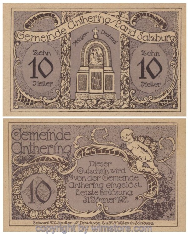 sn100815 Anthering, G0046e, 10 Heller; 1-