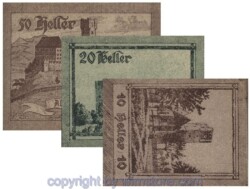 Arbing, G0049a, Serie 10, 20, 50 Heller; 1-