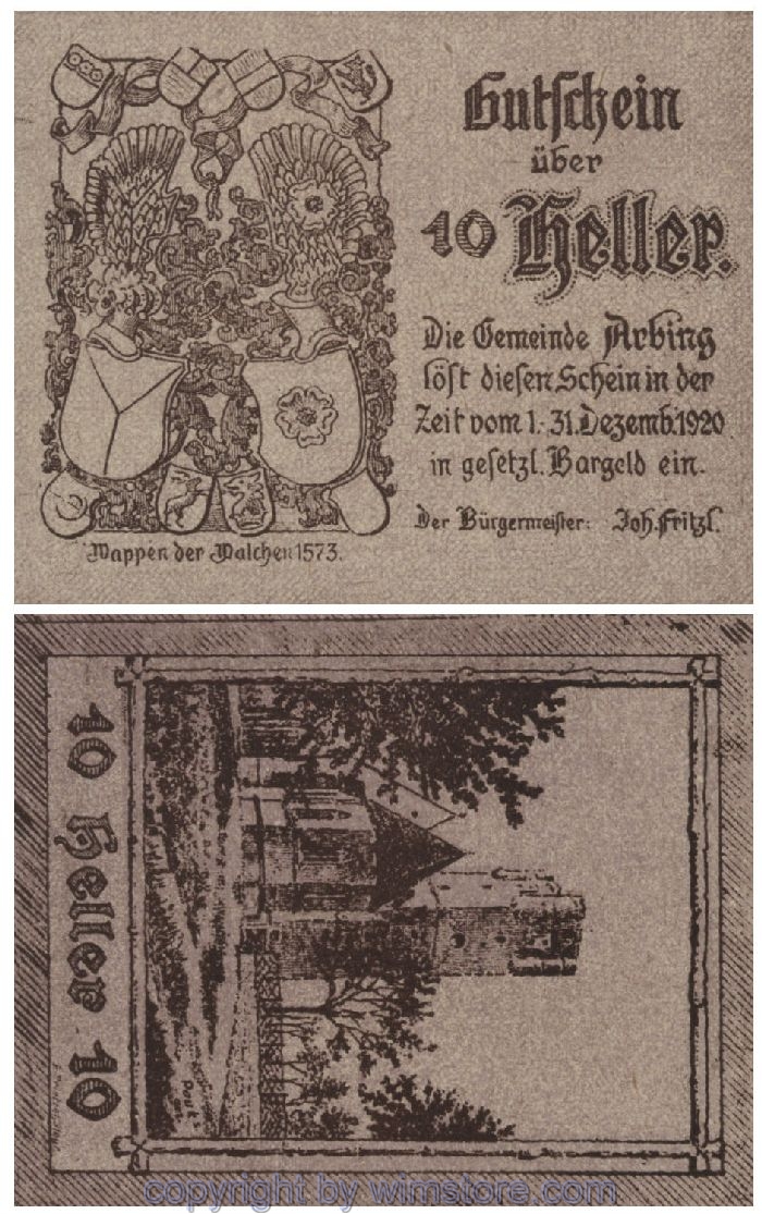 Arbing, G0049a, 10 Heller; 1