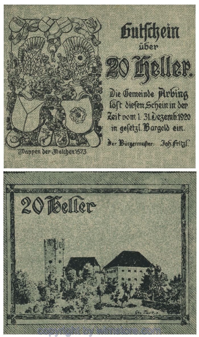 Arbing, G0049a, 20 Heller; 1