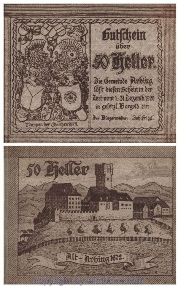 Arbing, G0049a, 50 Heller; 1