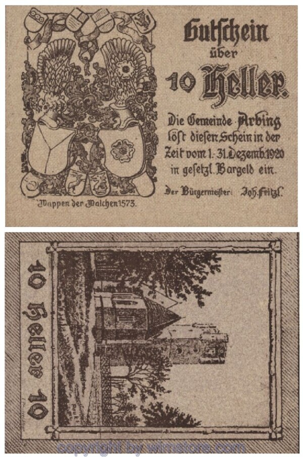 Arbing, G0049b, 10 Heller; 1